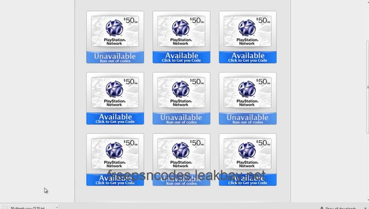 FREE PSN CODES - 100% WORKING, NO GENERATOR, NO DOWNLOAD