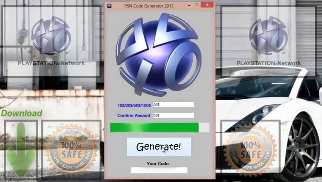 Get Free PSN Code Generator 2014 Fully Working Free Download