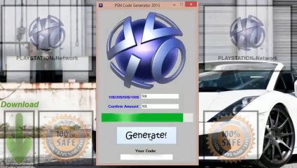 Get Free PSN Code Generator 2014 Fully Working Free Download