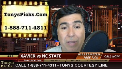 Download Video: North Carolina St Wolfpack vs. Xavier Musketeers Pick Prediction NCAA Tournament First Four College Basketball Odds Preview 3-18-2014