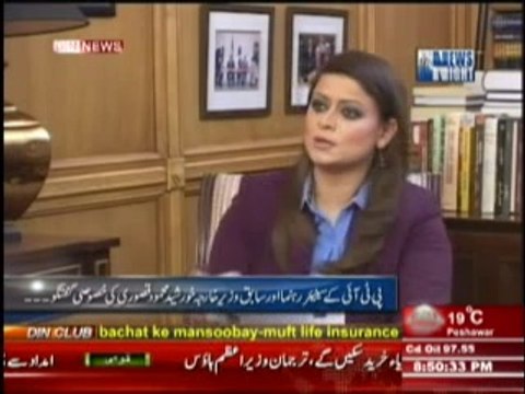 News Night with Neelum Nawab (PTI Ke Senior Rehnuma Aur Sabiq Wazir e Kharja Khursheed Mehmood Kasuri Ki Khasusi Guftgu) 17 March 2014 Part-3