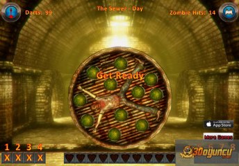 3D Zombi Dart 2 - 3D Zombi Oyunları