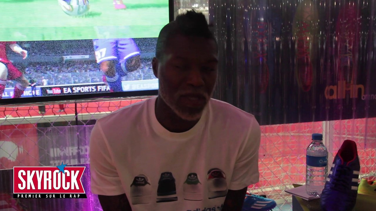 Interview de Djibril Cissé lors du Samba Tour d'Adidas