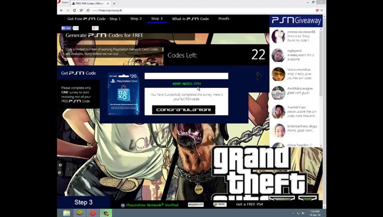 PSN Code Generator [2014] _ PlayStation Network Redeem Codes Free _ Get Free PSN Codes