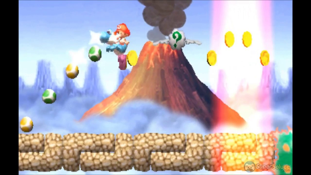 Yoshi's new island : monde 2-3