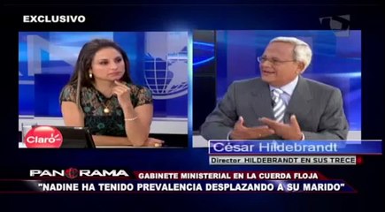 Hildebrandt: "Que Humala deje el closet y se convierta en el Presidente"