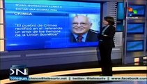 Gorbachov respalda el referéndum en Crimea