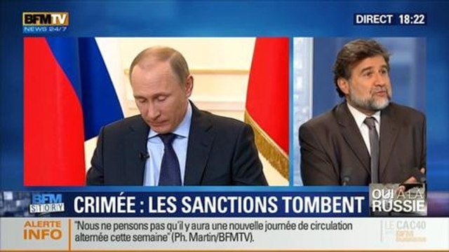 BFM Story: Les sanctions tombent contre la Russie au lendemain du référendum en Crimée - 17/03