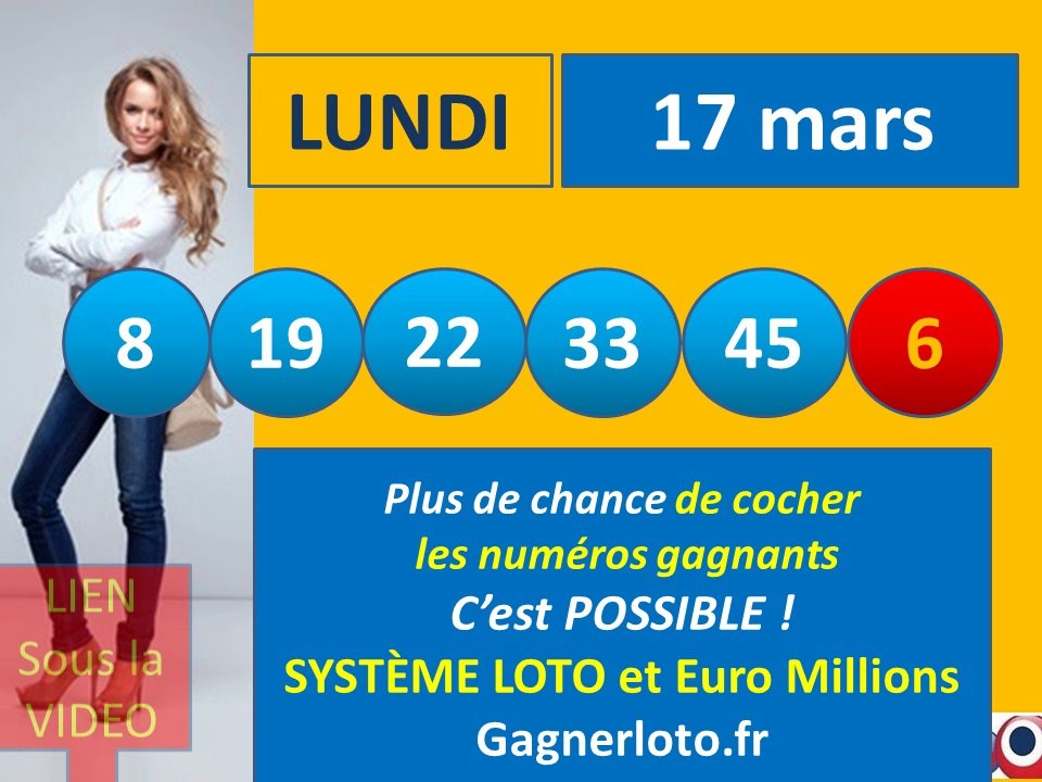 LOTO du lundi 17/03 resultat