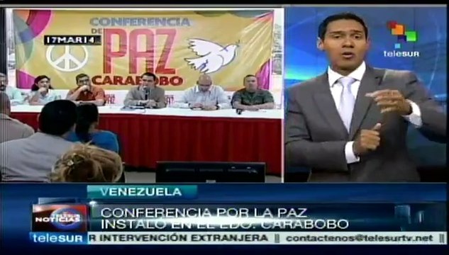 Estado Carabobo acoge Conferencia Nacional por la Paz de Venezuela