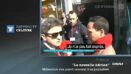 Zapping TV : Jean-Luc Mélenchon traite un journaliste d’ «abruti» et de «vermine»