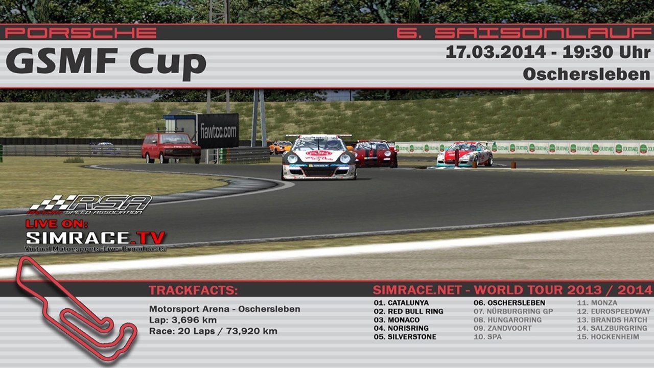 7. Lauf Porsche GSMF Cup - Oschersleben