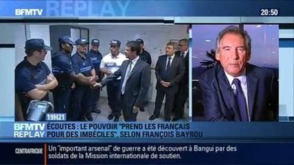 BFMTV Replay: Affaire des écoutes: "le pouvoir prend les français pour des imbéciles", François Bayrou - 17/03
