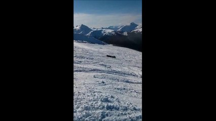 Massive snowboard wipeout at Whistler