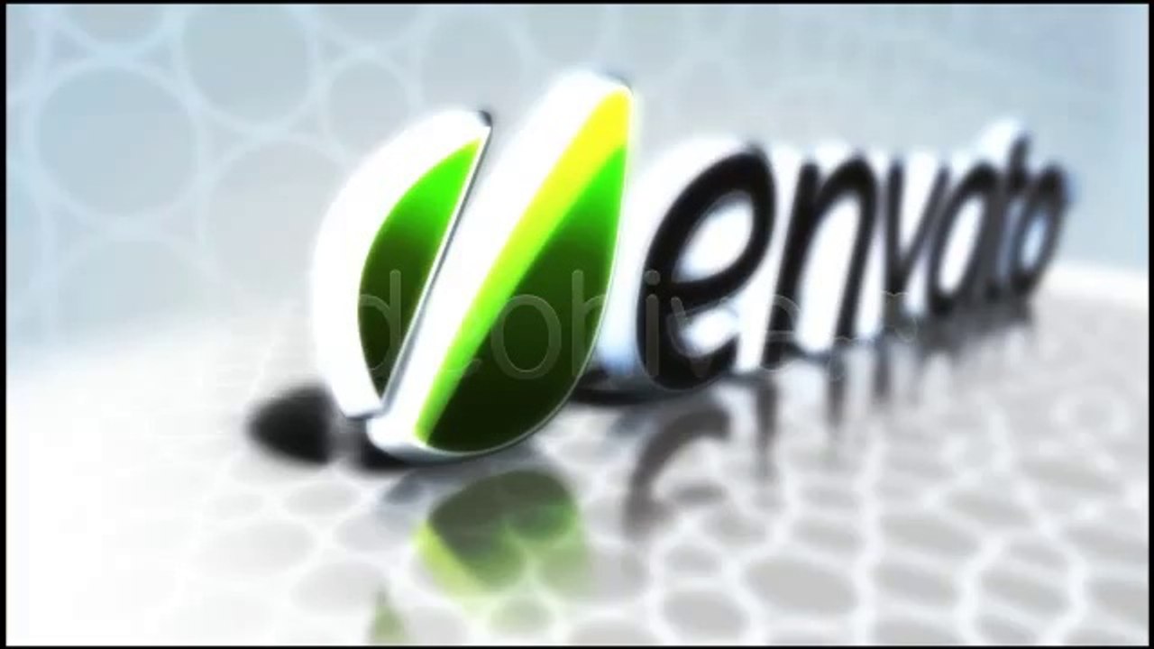 3D Golden Bevel Logo - After Effects Template