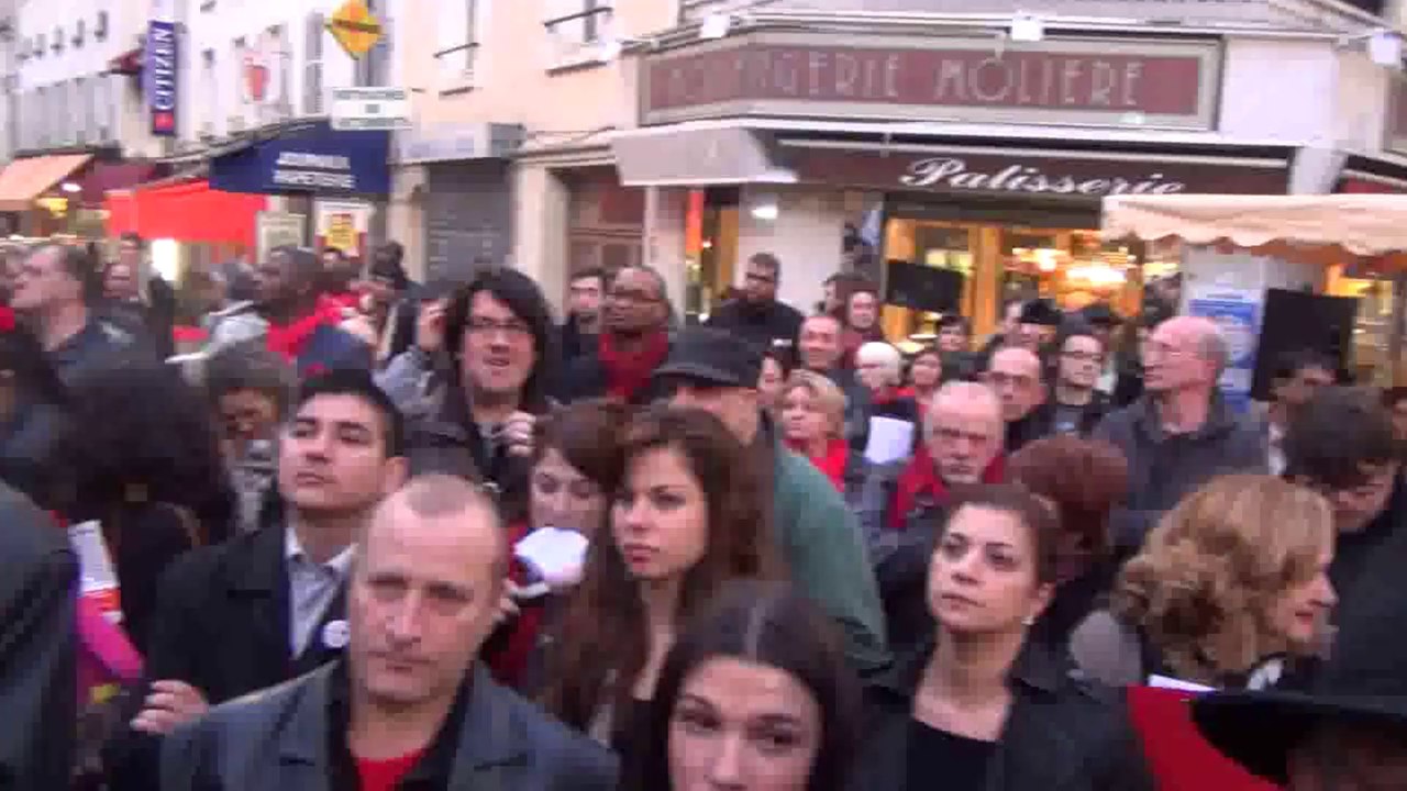 Mélenchon à Montreuil pour soutenir Bessac