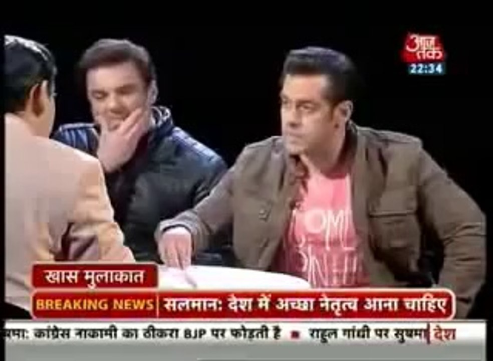 Salman Khan:Aaj Tak Messing with Wrong Guy