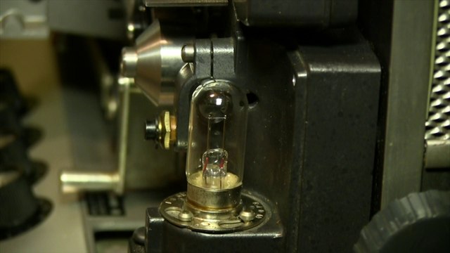 Changing an exciter lamp on a bell and howell filmosound tq1 655 16mm film projector