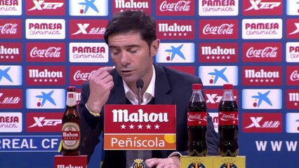 FÚTBOL: La Liga: Marcelino, la expulsión fue clave