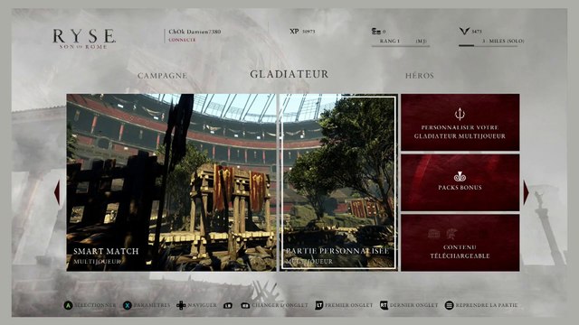 [Xbox One] Découverte Ryse Son Of Rome découpage de bras HD FR