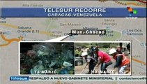 Ciudadanos venezolanos se organizan y levantan guarimbas en Chacao