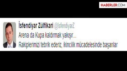 İsfendiyar Zülfikari: Arena'da Kupa Kaldırmak Yakışır
