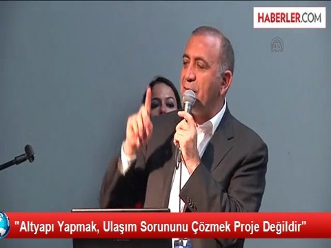 Altyapı Yapmak, Ulaşım Sorununu Çözmek Proje Değildir