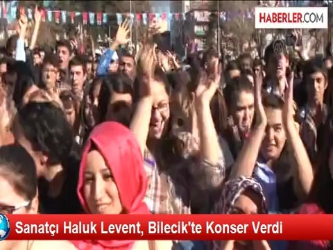 Sanatçı Haluk Levent, Bilecik'te Konser Verdi
