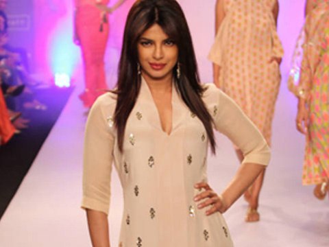 Priyanka Chopra Walks For Neeta Lulla At Lakme Fashion Week