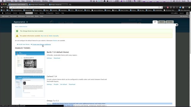 Drupal Tutorials #56 - Drupal Theming 101 - 2 Creating an Omega Subtheme with Omega Tools
