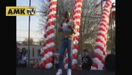 Nouma Aydın'da spor kompleksi açılışına katıldı