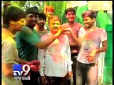 Must Watch -When politicians played with colours on holi  - Tv9 Gujarati