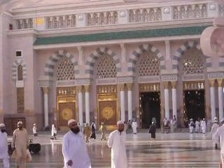 Masjid Nabvi ﷺ View of Repairing of Umbrellas