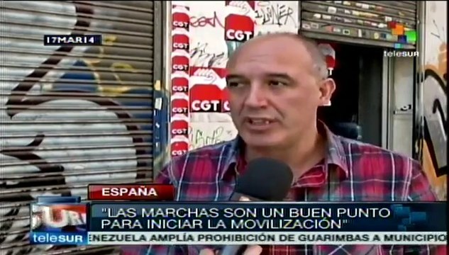 Sindicatos españoles convocan a una nueva huelga general