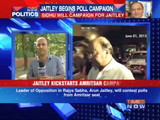 Arun Jaitley kickstarts Amritsar campaign