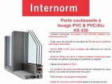 Menuiseries performantes Porte Coulissante PVC & PVC/Alu KS 430 d'Internorm