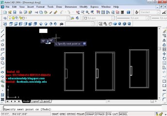 How to make Door in AutoCAD 2d 1 ohd