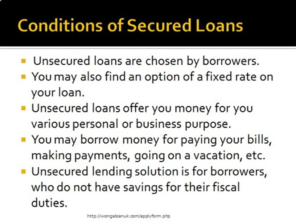 Wonga Loan UK explains Basics of Unsecured loans