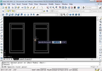 How to make Door in AutoCAD 2d 7 ohd