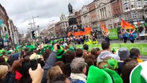Huge Crowds in Dublin for St. Patrick's Day Parade