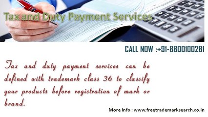 Trademark Class 36 | Insurance and Financial