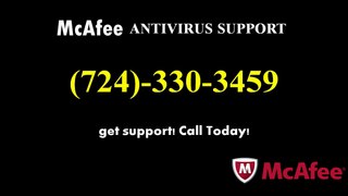 mcafee virusscan - scan - Remove - Repair - Call 724-330-3459