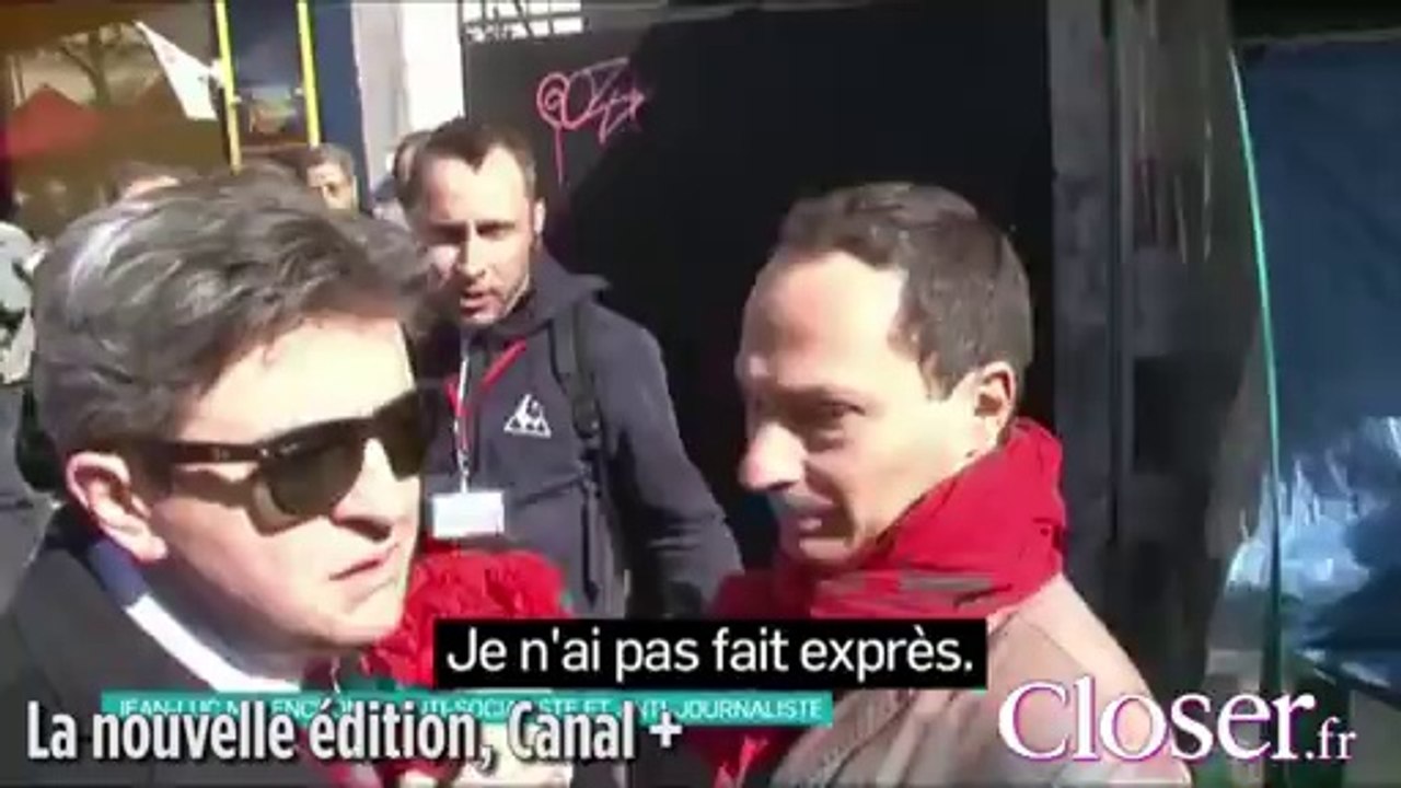 Jean-Luc Mélenchon traite un cameraman de "crétin" et "d'abruti"