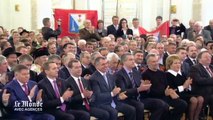 Standing ovation pour Vladimir Poutine au Parlement russe