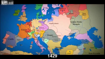 Watch as 1000 years of European borders change (timelapse map)
