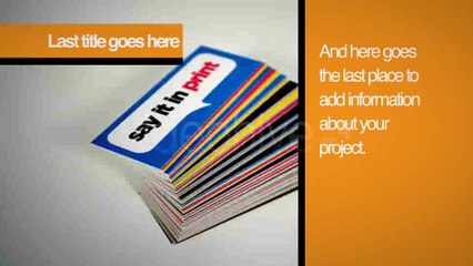 Promote Yourself - After Effects Template