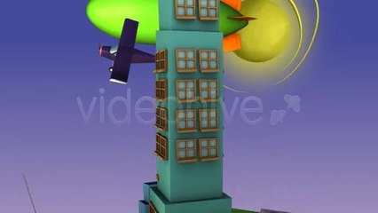 Cartoon City Logo - After Effects Template