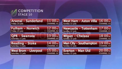 Premier League Line Up - After Effects Template