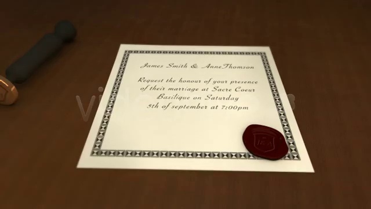 Elegant Wedding Invitation - After Effects Template