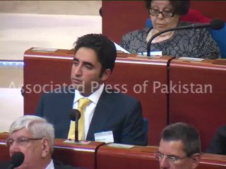 Bilawal Bhutto Zardari in France 2012